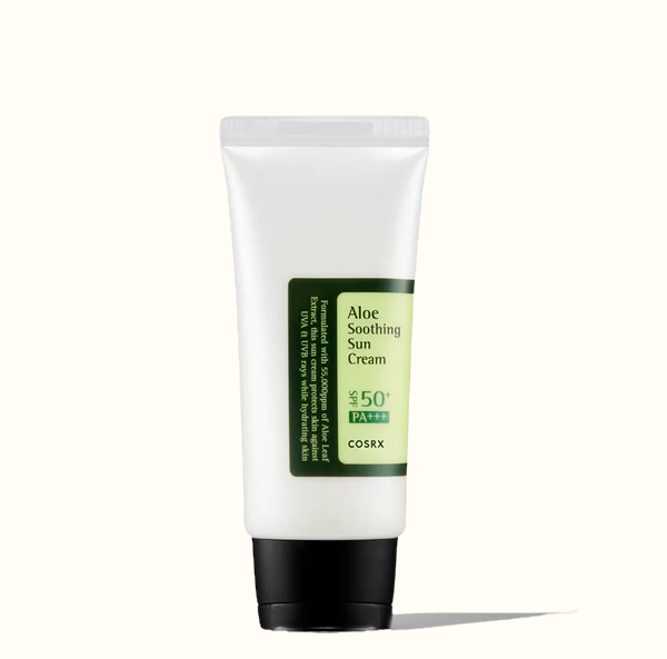 Aloe Soothing Sun Cream SPF50+ PA+++ - Protector solar calmante con aloe vera 50mL