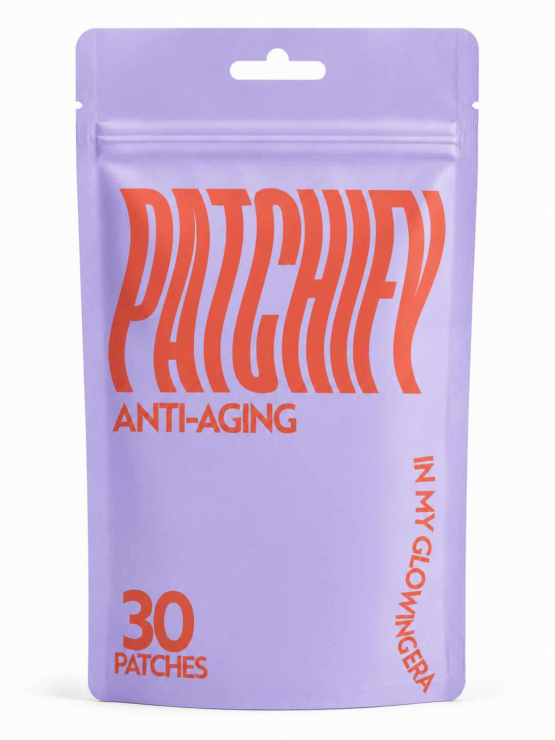 Patchify Anti-Aging | Fórmula con vitaminas, CoQ10, resveratrol, GHK-Cu y glutatión. Parches de apoyo para piel radiante - 30 piezas