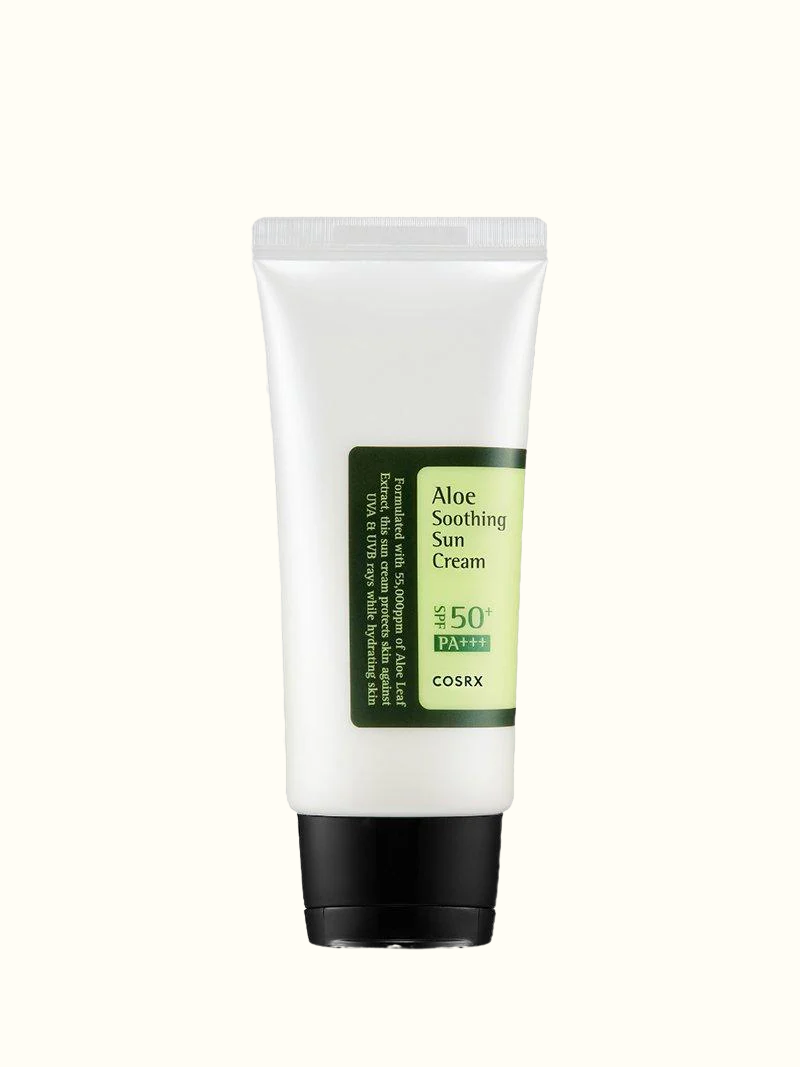 Aloe Soothing Sun Cream SPF50+ PA+++ - Protector solar calmante con aloe vera 50mL