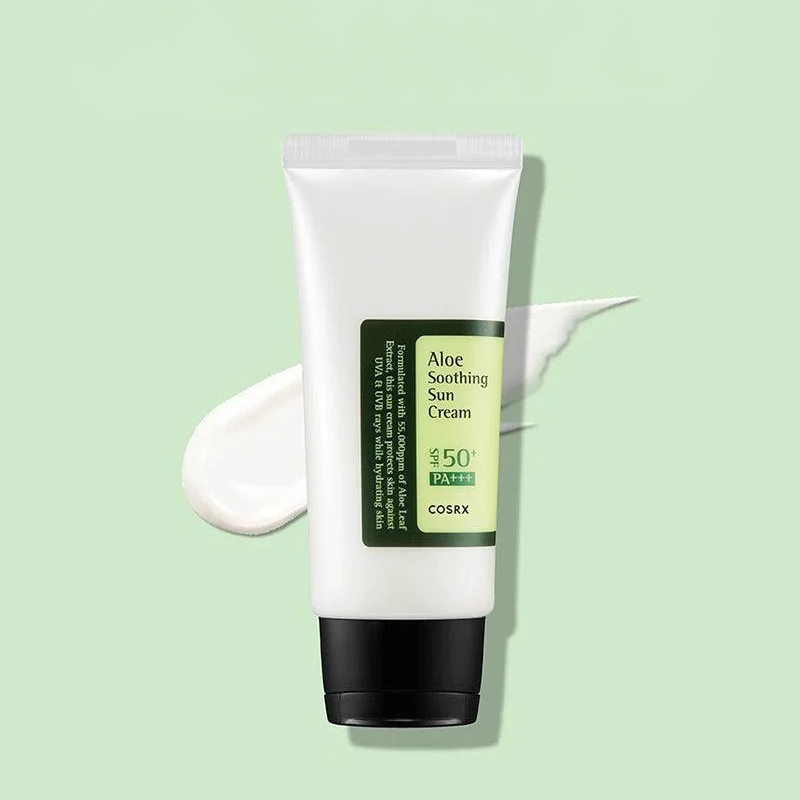 Aloe Soothing Sun Cream SPF50+ PA+++ - Protector solar calmante con aloe vera 50mL