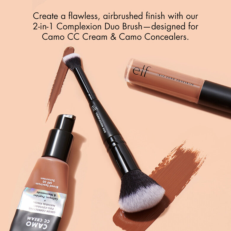 Complexion duo brush- Brocha de maquillaje