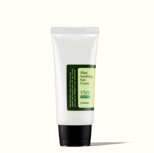 Aloe Soothing Sun Cream SPF50+ PA+++ - Protector solar calmante con aloe vera 50mL