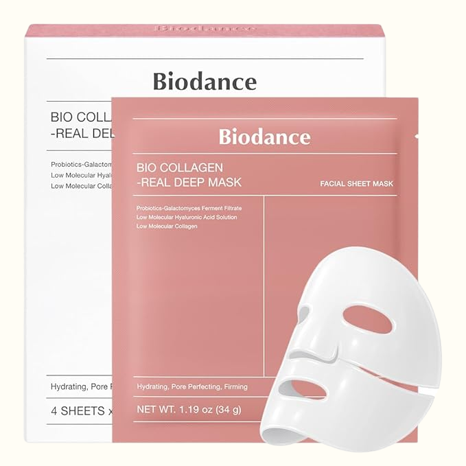 Bio-Collagen Real Deep Mask- Mascarilla de tela 4pz