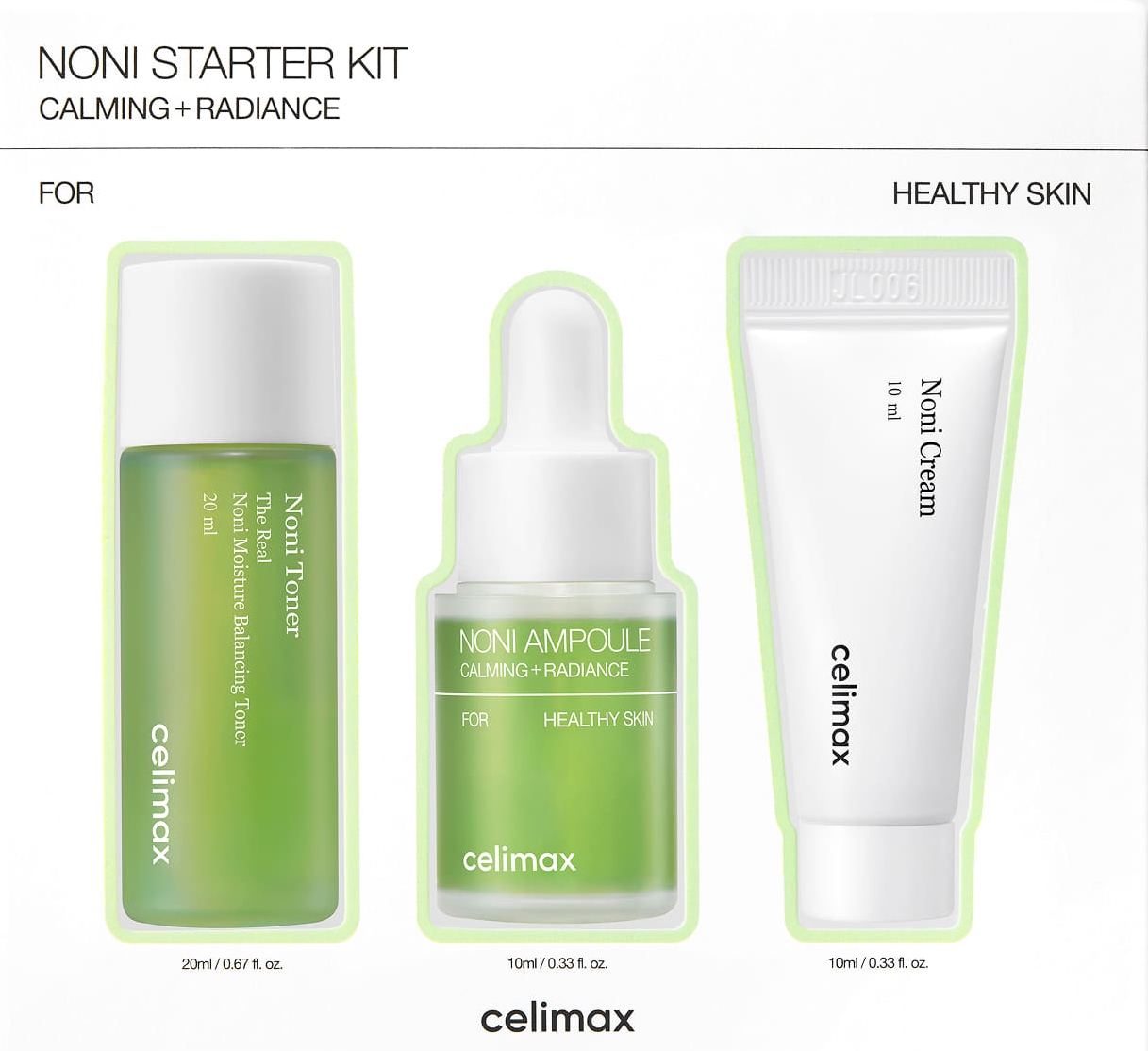 Noni Starter Kit- Kit 3pzs | Tónico+ Suero+ Crema