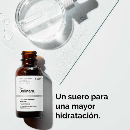 100% Plant-Derived Squalene- Suero de escualeno 30mL
