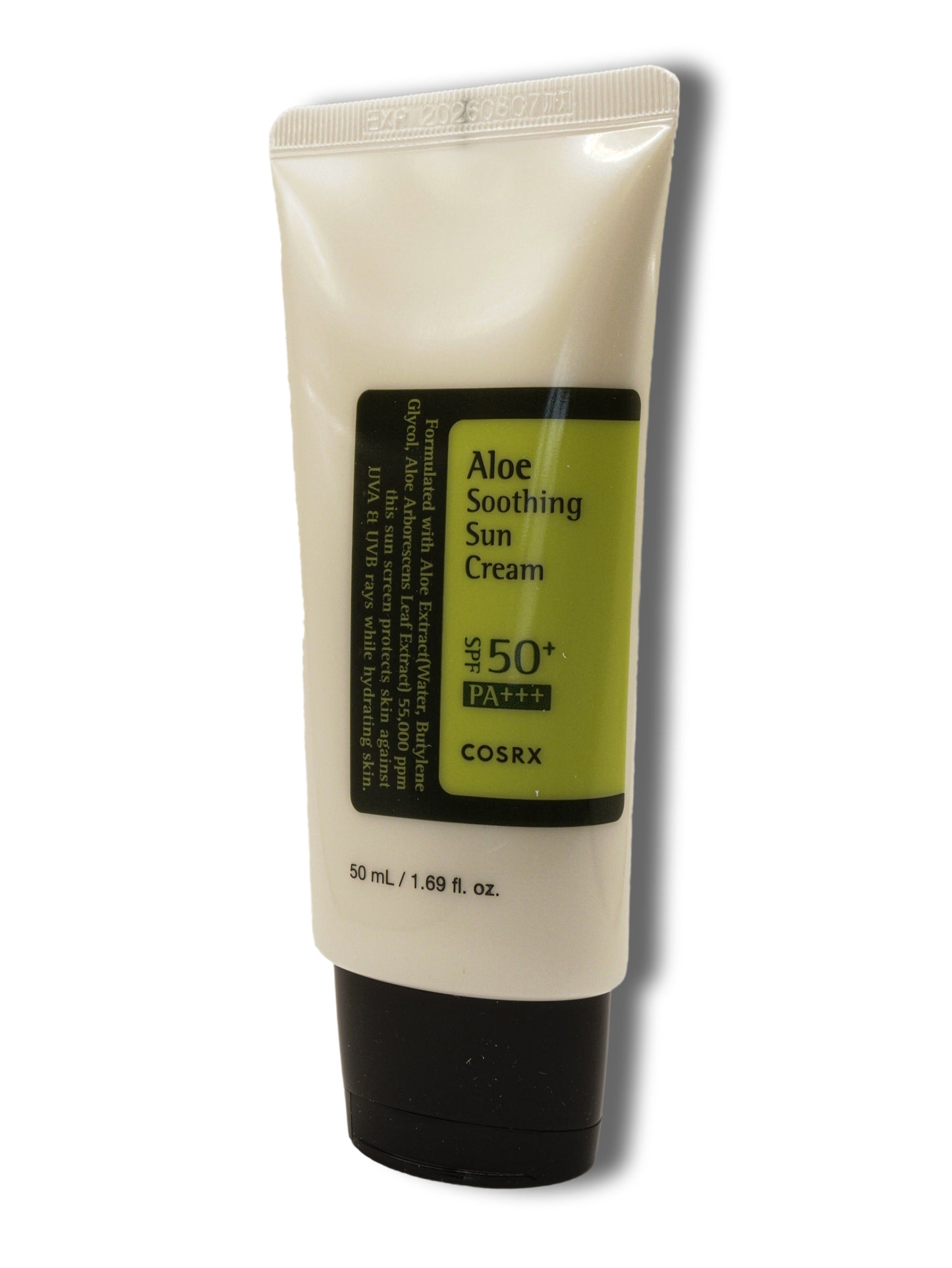 Aloe Soothing Sun Cream SPF50+ PA+++ - Protector solar calmante con aloe vera