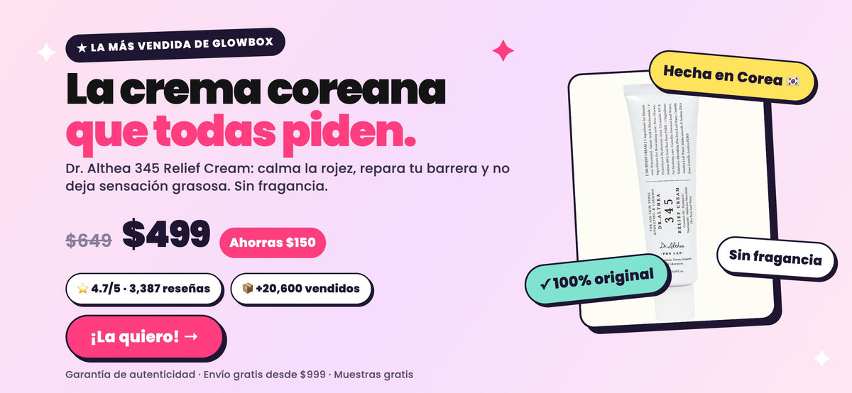 Dr. Althea 345 Relief Cream, la más vendida de Glowbox: 100% original, hecha en Corea, de $649 a $499