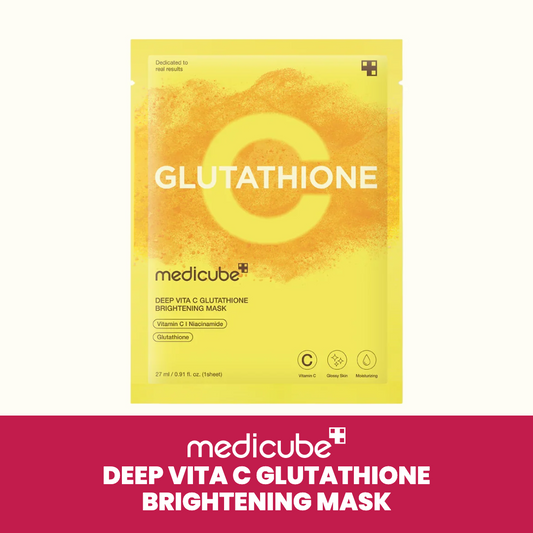 Medicube Deep Vita C Glutathione Brightening Mask