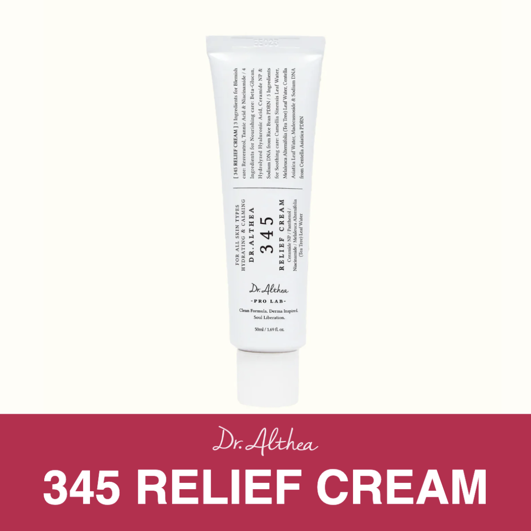Dr. Althea 345 Relief Cream 50 ml — crema calmante coreana para piel sensible