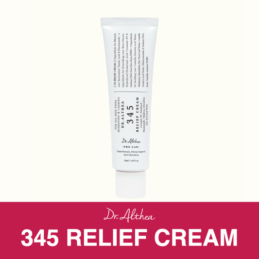 Dr. Althea 345 Relief Cream 50 ml — crema calmante coreana para piel sensible