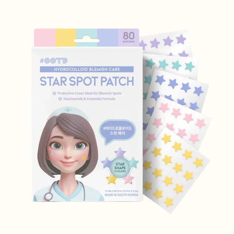 OOTD Hydrocolloid Blemish Care Star Spot Patch - 80 patches