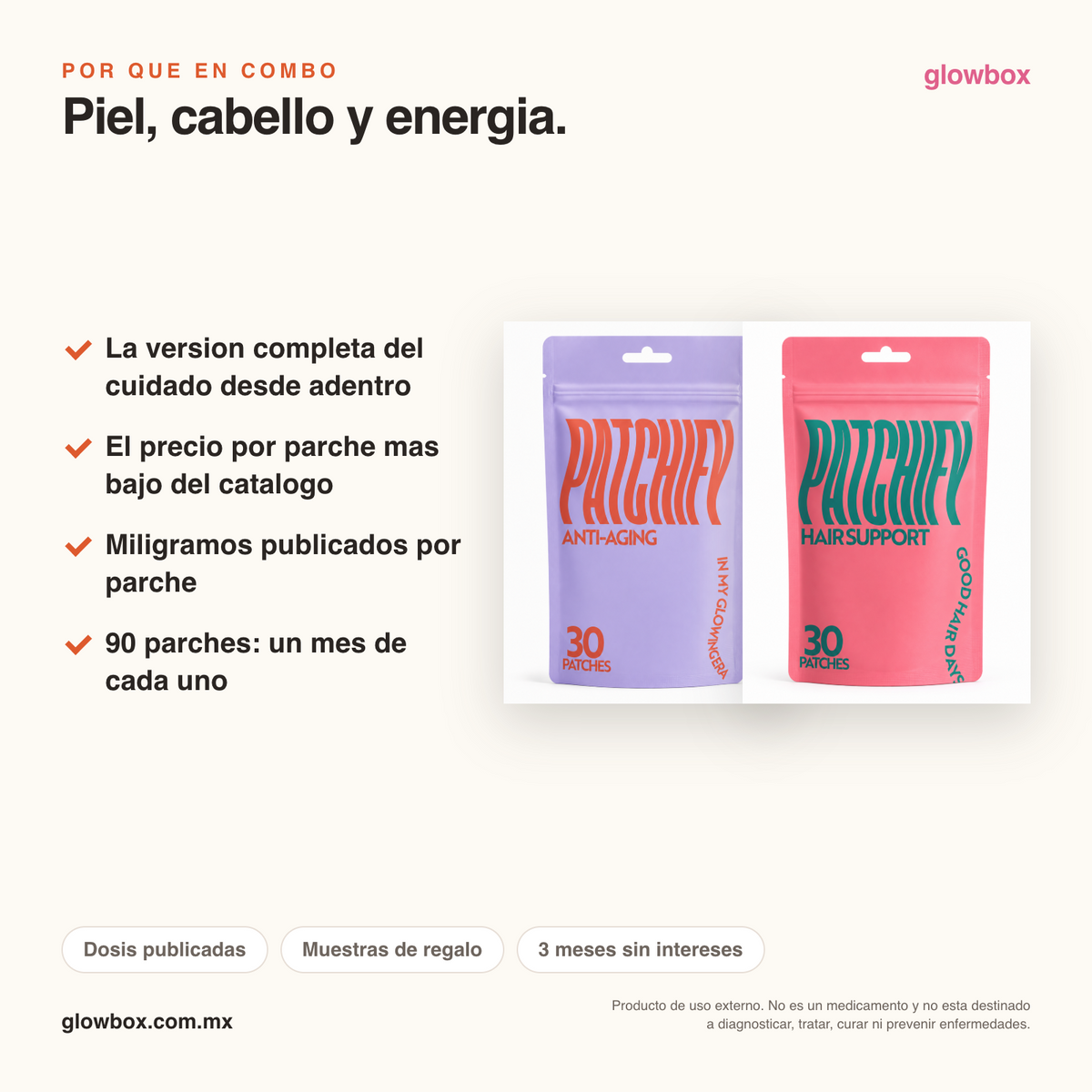 Por qué llevar el trío: piel, cabello y energía en una sola compra